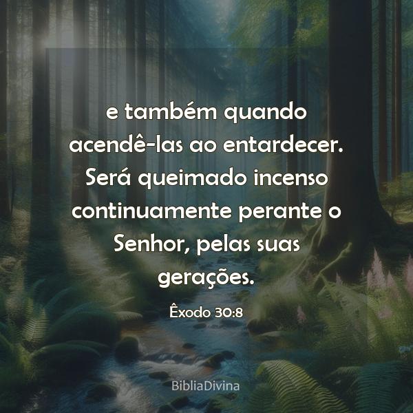 Êxodo 30:8