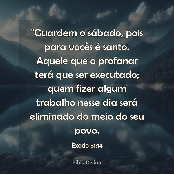 Êxodo 31:14