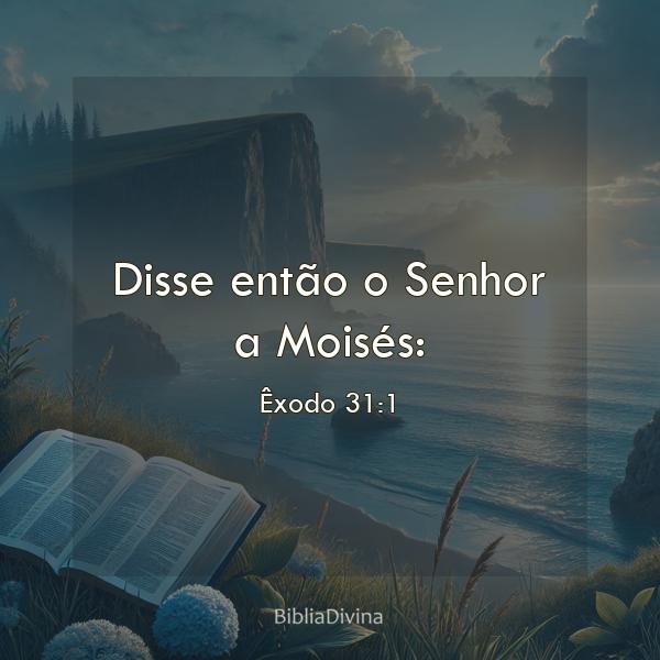 Êxodo 31:1