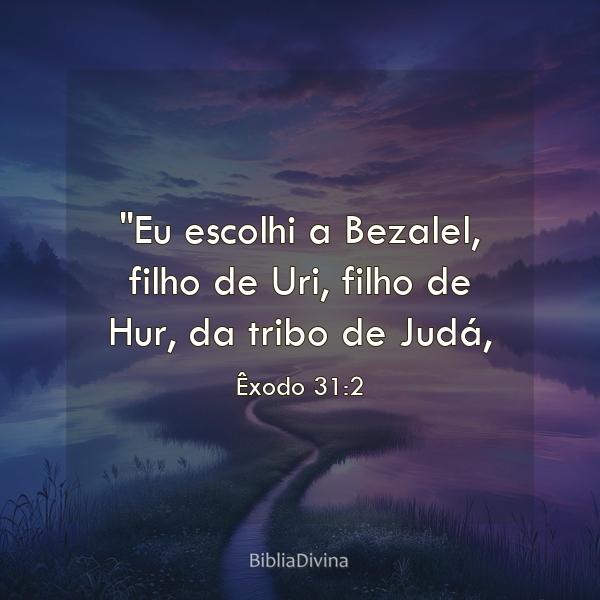 Êxodo 31:2