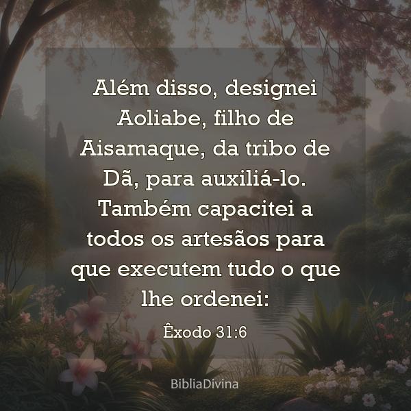 Êxodo 31:6