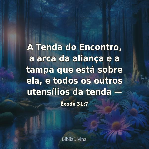 Êxodo 31:7