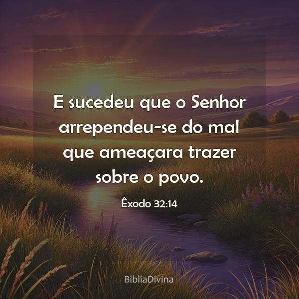 Êxodo 32:14