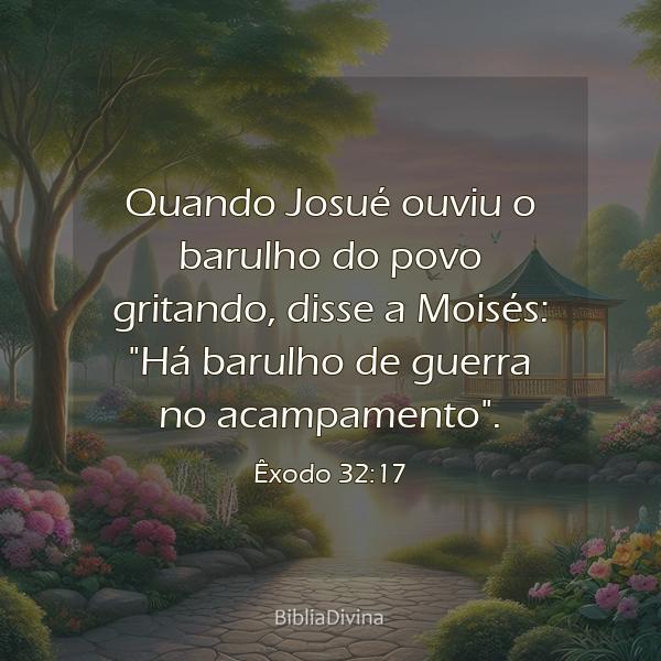 Êxodo 32:17