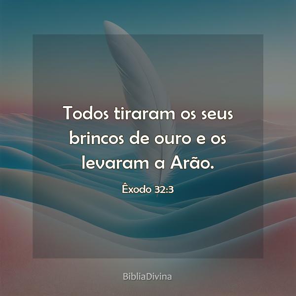 Êxodo 32:3