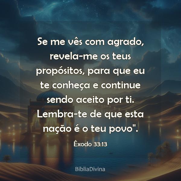 Êxodo 33:13