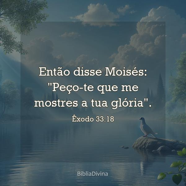 Êxodo 33:18