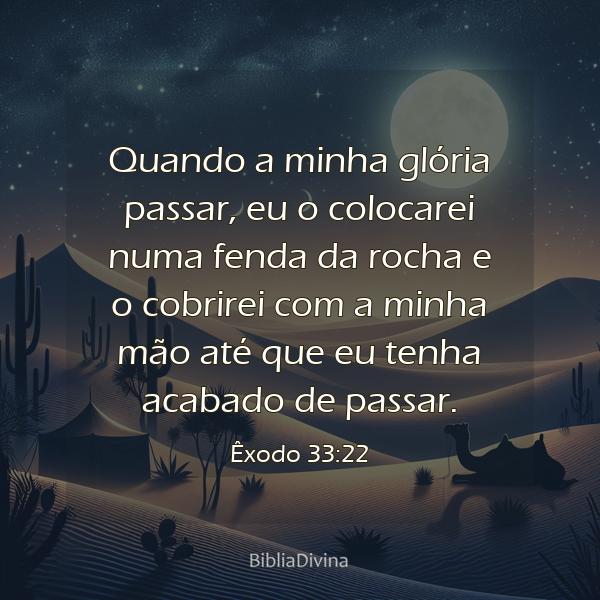 Êxodo 33:22