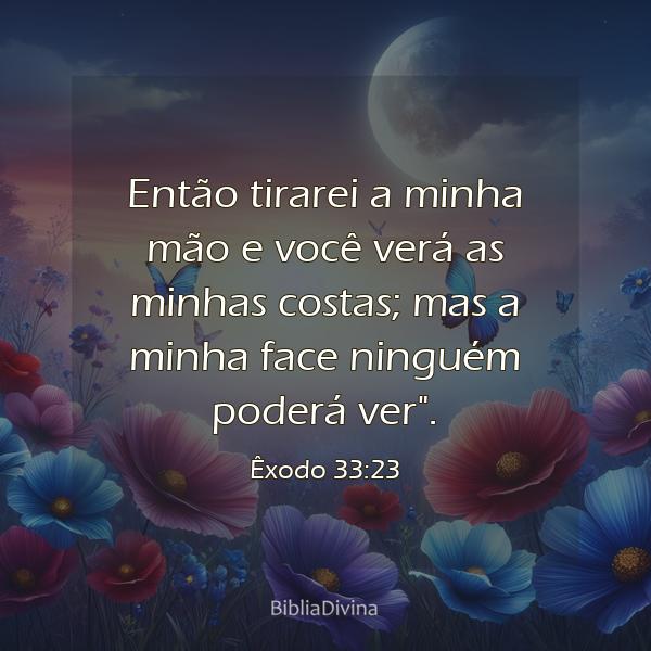 Êxodo 33:23