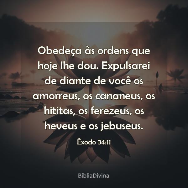 Êxodo 34:11