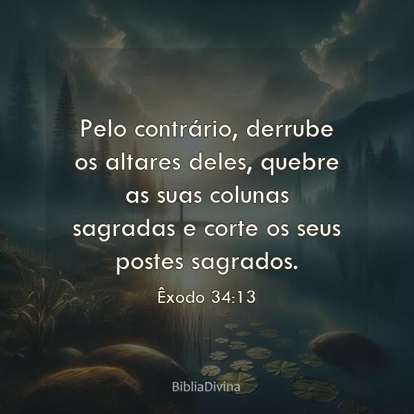 Êxodo 34:13