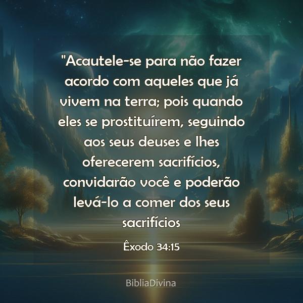 Êxodo 34:15