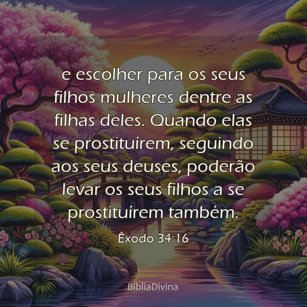 Êxodo 34:16