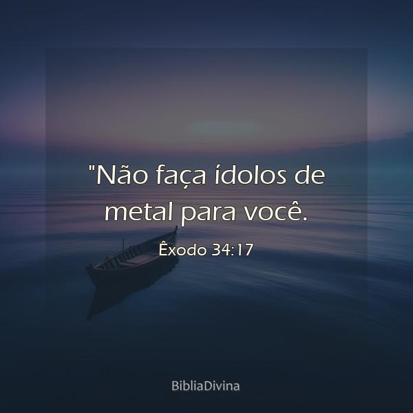 Êxodo 34:17