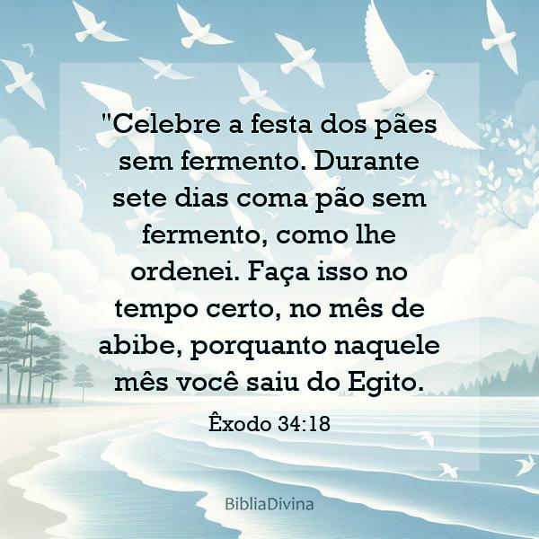 Êxodo 34:18