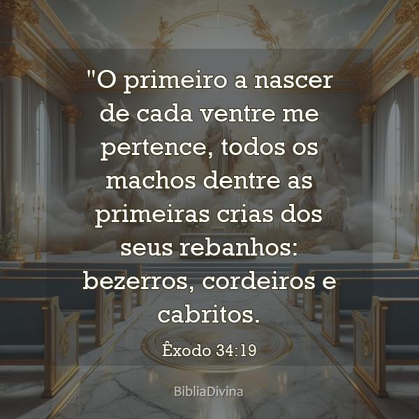 Êxodo 34:19