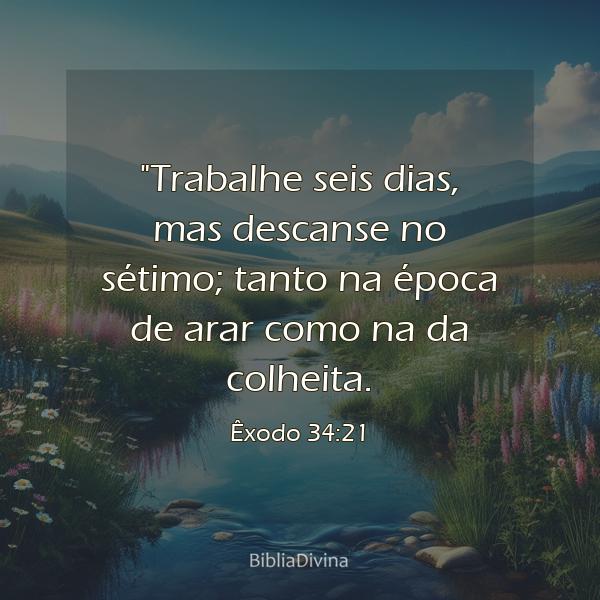 Êxodo 34:21