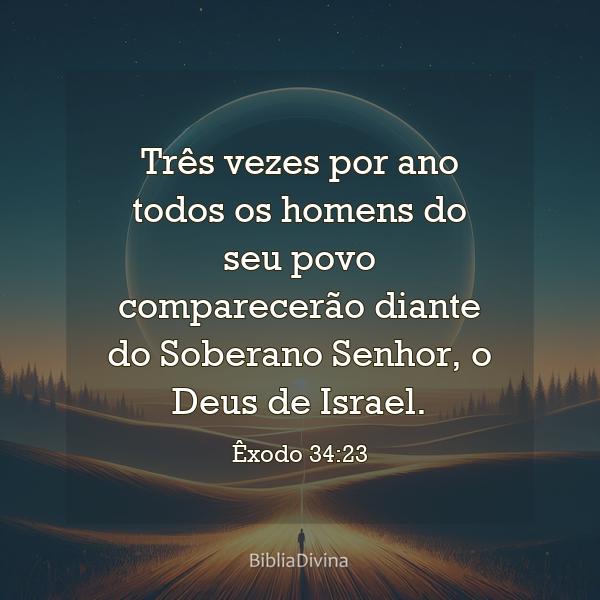 Êxodo 34:23