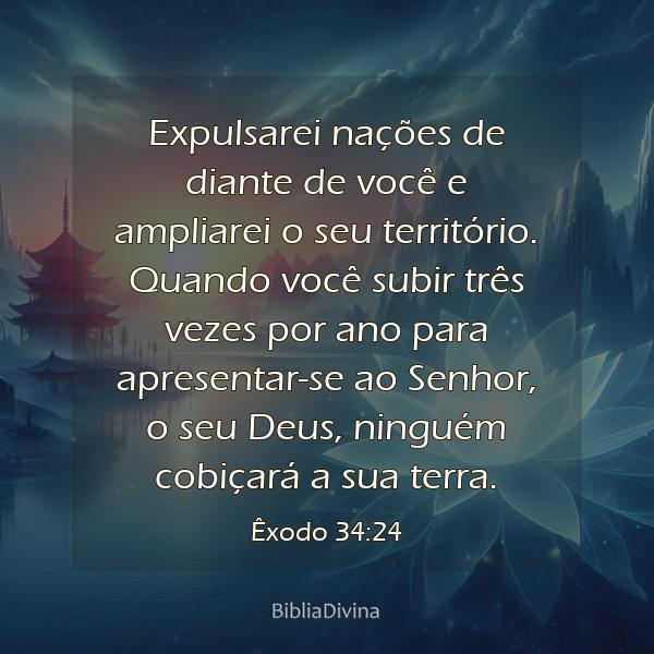 Êxodo 34:24