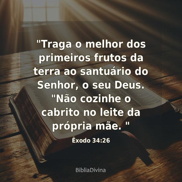 Êxodo 34:26