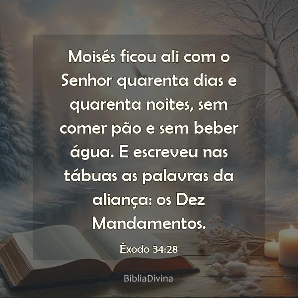 Êxodo 34:28