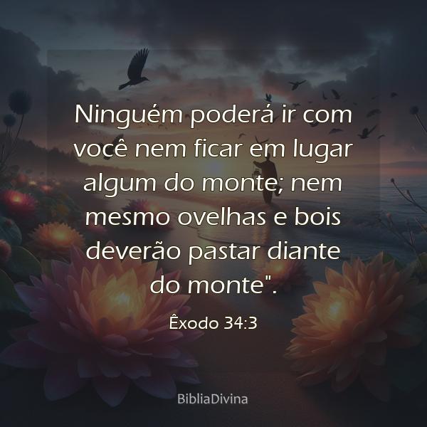 Êxodo 34:3