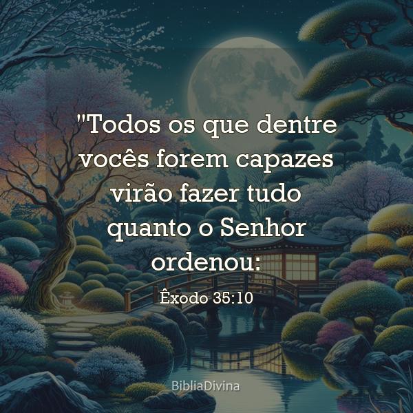 Êxodo 35:10