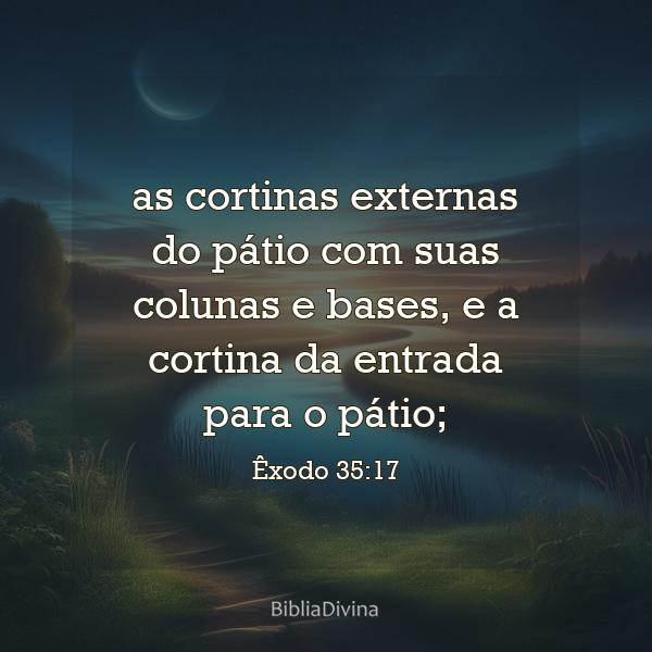 Êxodo 35:17