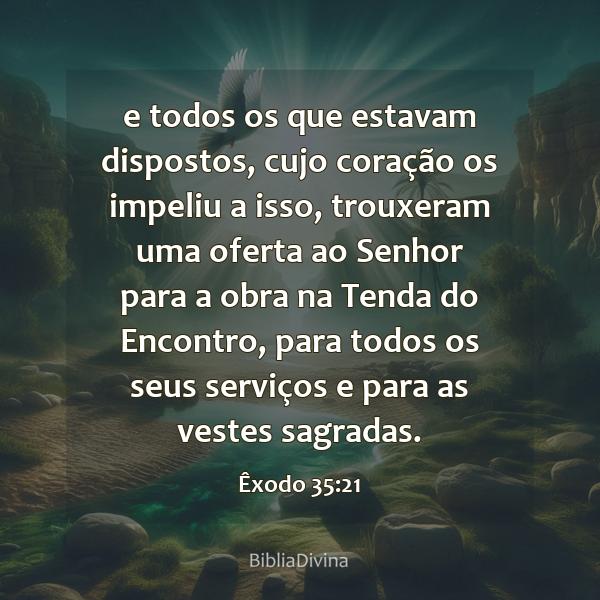 Êxodo 35:21