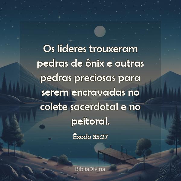 Êxodo 35:27