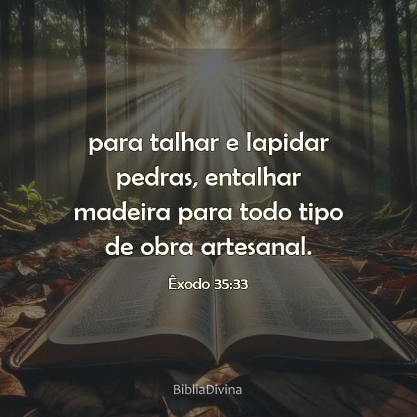 Êxodo 35:33