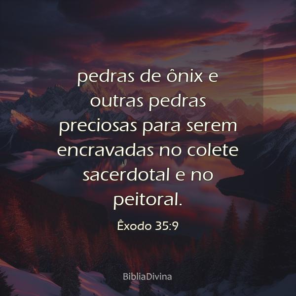 Êxodo 35:9