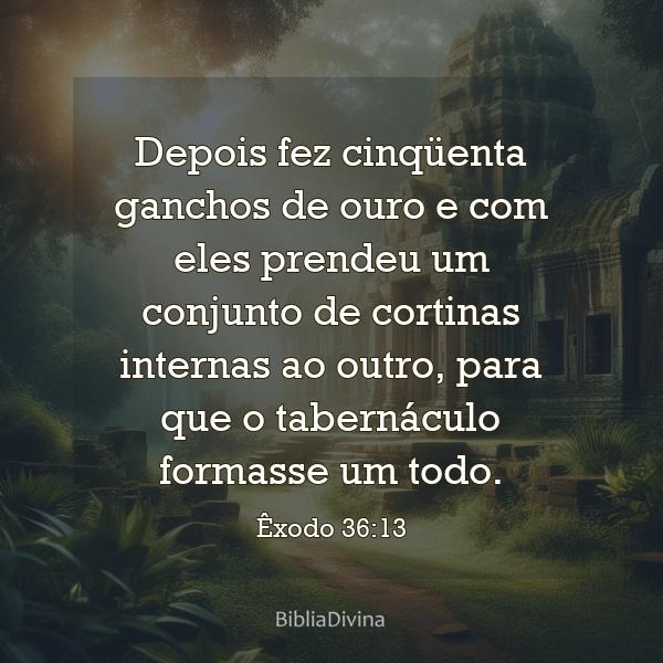 Êxodo 36:13