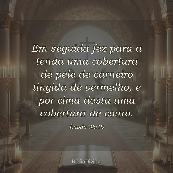 Êxodo 36:19