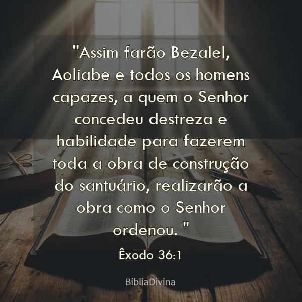 Êxodo 36:1