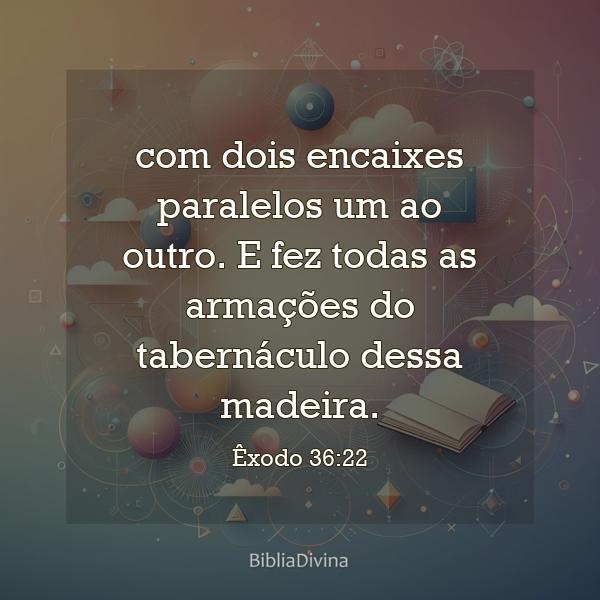 Êxodo 36:22