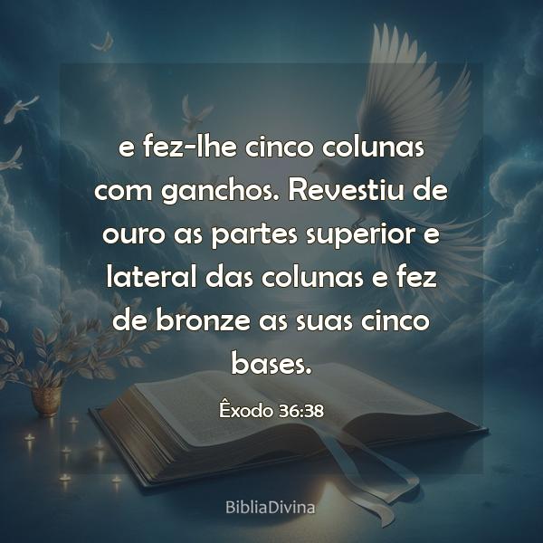 Êxodo 36:38