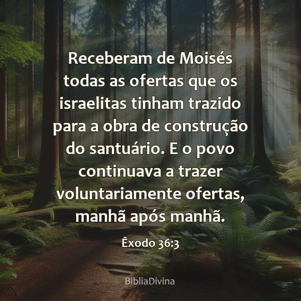 Êxodo 36:3