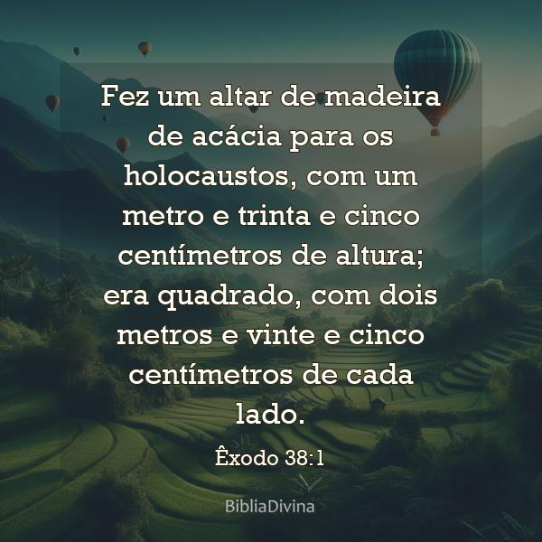 Êxodo 38:1