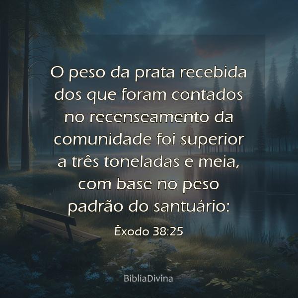 Êxodo 38:25