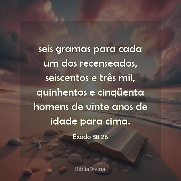 Êxodo 38:26