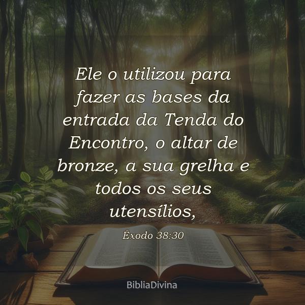 Êxodo 38:30