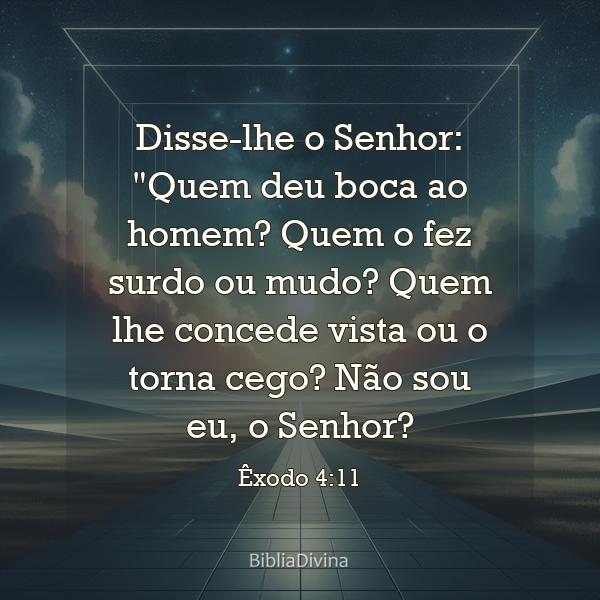 Êxodo 4:11