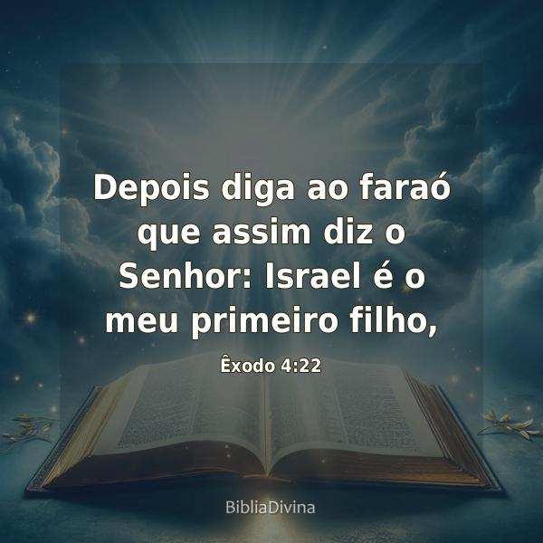 Êxodo 4:22