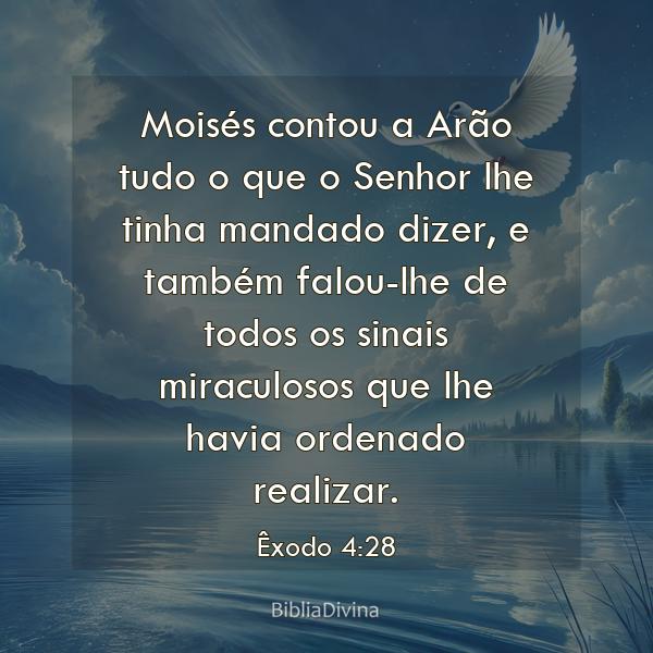 Êxodo 4:28