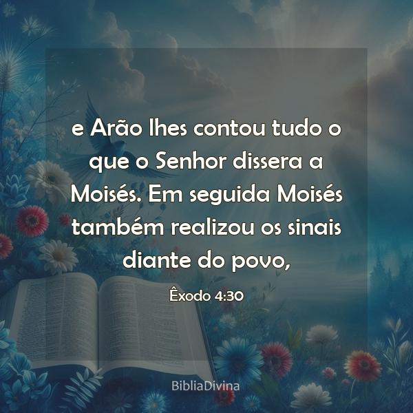 Êxodo 4:30