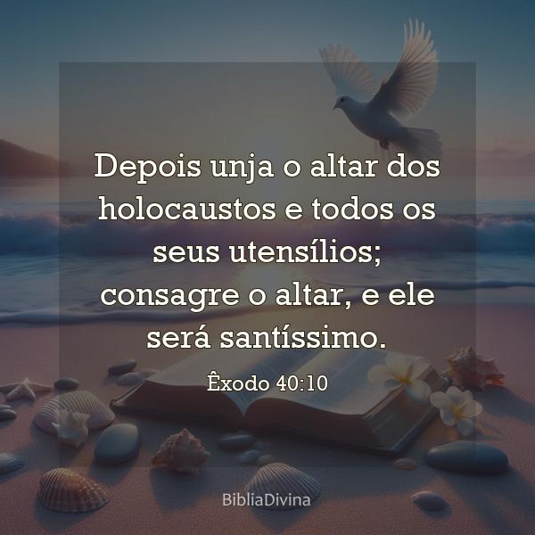 Êxodo 40:10