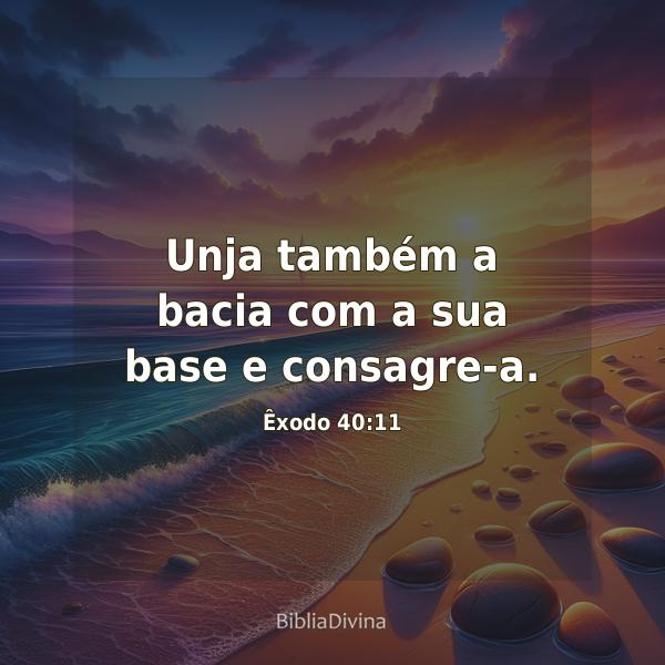 Êxodo 40:11