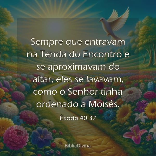 Êxodo 40:32