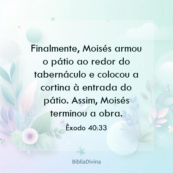 Êxodo 40:33